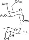 1,3,4,6-Tetra-O-acetyl-2-(6-deoxy-a-L-galactopyranosyl)-a-D-galactopyranose
