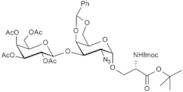 3-O-(2,3,4,6-Tetra-O-acetyl-b-D-galactopyranosyl)-2-azido-4,6-O-benzylidene-2-deoxy-a-D-galactopyranosyl-Fmoc serine tert-butyl este r