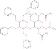 3-O-(2,3,4,6-Tetra-O-benzyl-a-D-glucopyranosyl)-1,2,4,6-tetra-O-acetyl-b-D-glucopyranose