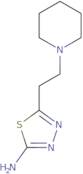 5-(2-Piperidin-1-yl-ethyl)-[1,3,4]thiadiazol-2-yl-amine