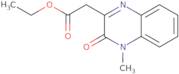 Ethyl 2-(4-methyl-3-oxo-3,4-dihydroquinoxalin-2-yl)acetate