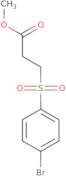 Methyl 3-(4-bromobenzenesulfonyl)propanoate