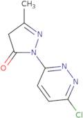 1-(6-Chloropyridazin-3-yl)-3-methyl-4,5-dihydro-1H-pyrazol-5-one