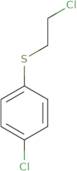 1-Chloro-4-[(2-chloroethyl)sulfanyl]benzene