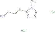 2-[(1-Methyl-1H-imidazol-2-yl)sulfanyl]ethan-1-amine dihydrochloride