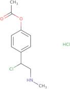 4-[1-Chloro-2-(methylamino)ethyl]phenyl acetate hydrochloride