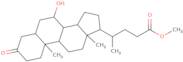 3-Keto-7α-hydroxy-5α-cholanic acid methyl ester