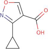 3-Cyclopropyl-1,2-oxazole-4-carboxylic acid