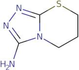 5H,6H,7H-[1,2,4]Triazolo[3,4-b][1,3]thiazin-3-amine