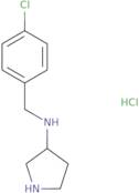 (4-Chloro-benzyl)-(S)-pyrrolidin-3-yl-amine hydrochloride