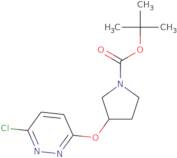 (R)-3-(6-Chloro-pyridazin-3-yloxy)-pyrrolidine-1-carboxylic acid tert-butyl ester