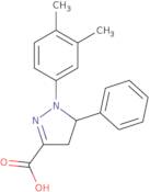 1-(3,4-Dimethylphenyl)-5-phenyl-4,5-dihydro-1H-pyrazole-3-carboxylic acid
