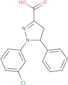1-(3-Chlorophenyl)-5-phenyl-4,5-dihydro-1H-pyrazole-3-carboxylic acid