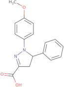 1-(4-Methoxyphenyl)-5-phenyl-4,5-dihydro-1H-pyrazole-3-carboxylic acid