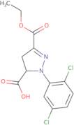 1-(2,5-Dichlorophenyl)-3-(ethoxycarbonyl)-4,5-dihydro-1H-pyrazole-5-carboxylic acid