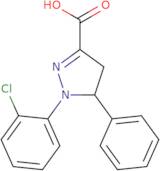 1-(2-Chlorophenyl)-5-phenyl-4,5-dihydro-1H-pyrazole-3-carboxylic acid