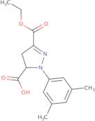 1-(3,5-Dimethylphenyl)-3-(ethoxycarbonyl)-4,5-dihydro-1H-pyrazole-5-carboxylic acid