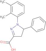 1-(2,3-Dimethylphenyl)-5-phenyl-4,5-dihydro-1H-pyrazole-3-carboxylic acid