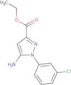 Ethyl 5-amino-1-(3-chlorophenyl)-1H-pyrazole-3-carboxylate