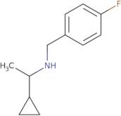 (S)-1-Cyclopropyl-N-(4-fluorobenzyl)ethan-1-amine