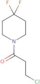 3-Chloro-1-(4,4-difluoropiperidin-1-yl)propan-1-one