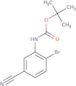 tert-Butyl N-(2-bromo-5-cyanophenyl)carbamate