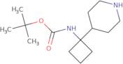 tert-Butyl N-[1-(piperidin-4-yl)cyclobutyl]carbamate