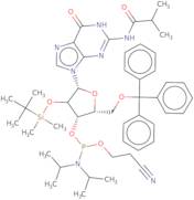 2'-O-tert-Butyldimethylsilyl-N2-Isobutyryl-5'-O-tritylguanosine 3'-CE phosphoramidite