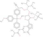 2'-O-tert-Butyldimethylsilyl-N2-isobutyryl-5'-O-MMT-guanosine 3'-CE phosphoramidite