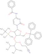 N4-Benzoyl-2'-O-tert-butyldimethylsilyl-5'-O-tritylcytidine 3-CE phosphoramidite