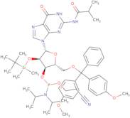 2'-O-tert-Butyldimethylsilyl-5'-O-DMT-N2-isobutyrylguanosine 3'-CE phosphoramidite