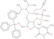 2'-O-tert-Butyldimethylsilyl-5'-O-tritylthymidine 3'-CE phosphoramidite