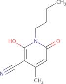 1-Butyl-6-hydroxy-4-methyl-2-oxo-1,2-dihydropyridine-3-carbonitrile