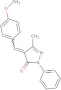 4-((4-methoxyphenyl)methylene)-3-methyl-1-phenyl-2-pyrazolin-5-one