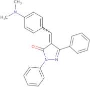 4-((4-(dimethylamino)phenyl)methylene)-1,3-diphenyl-2-pyrazolin-5-one