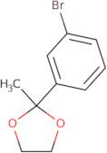 2-(3-bromophenyl)-2-methyl-1,3-dioxolane