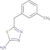 5-[(3-Methylphenyl)methyl]-1,3,4-thiadiazol-2-amine