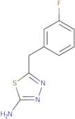 5-[(3-Fluorophenyl)methyl]-1,3,4-thiadiazol-2-amine