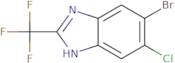 5-Bromo-6-chloro -2-(trifluoromethyl)-1H-benzimidazole