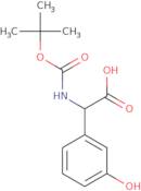 2-{[(tert-Butoxy)carbonyl]amino}-2-(3-hydroxyphenyl)acetic acid