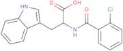 2-[(2-Chlorophenyl)formamido]-3-(1H-indol-3-yl)propanoic acid