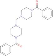 1-Benzoyl-4-[(4-benzoylpiperazin-1-yl)methyl]piperazine