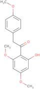 2'-Hydroxy-4',6'-dimethoxy-2-(4-methoxyphenyl)acetophenone