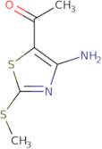 1-[4-Amino-2-(methylsulfanyl)-1,3-thiazol-5-yl]ethan-1-one