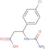 3-(Carbamoylamino)-3-(4-chlorophenyl)propanoic acid