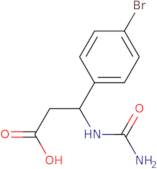 3-(4-Bromophenyl)-3-(carbamoylamino)propanoic acid