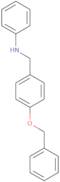 N-{[4-(Benzyloxy)phenyl]methyl}aniline