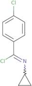 4-Chloro-N-cyclopropylbenzene-1-carbonimidoyl chloride