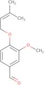 3-Methoxy-4-((3-methylbut-2-en-1-yl)oxy)benzaldehyde