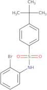 ((4-(tert-butyl)phenyl)sulfonyl)(2-bromophenyl)amine